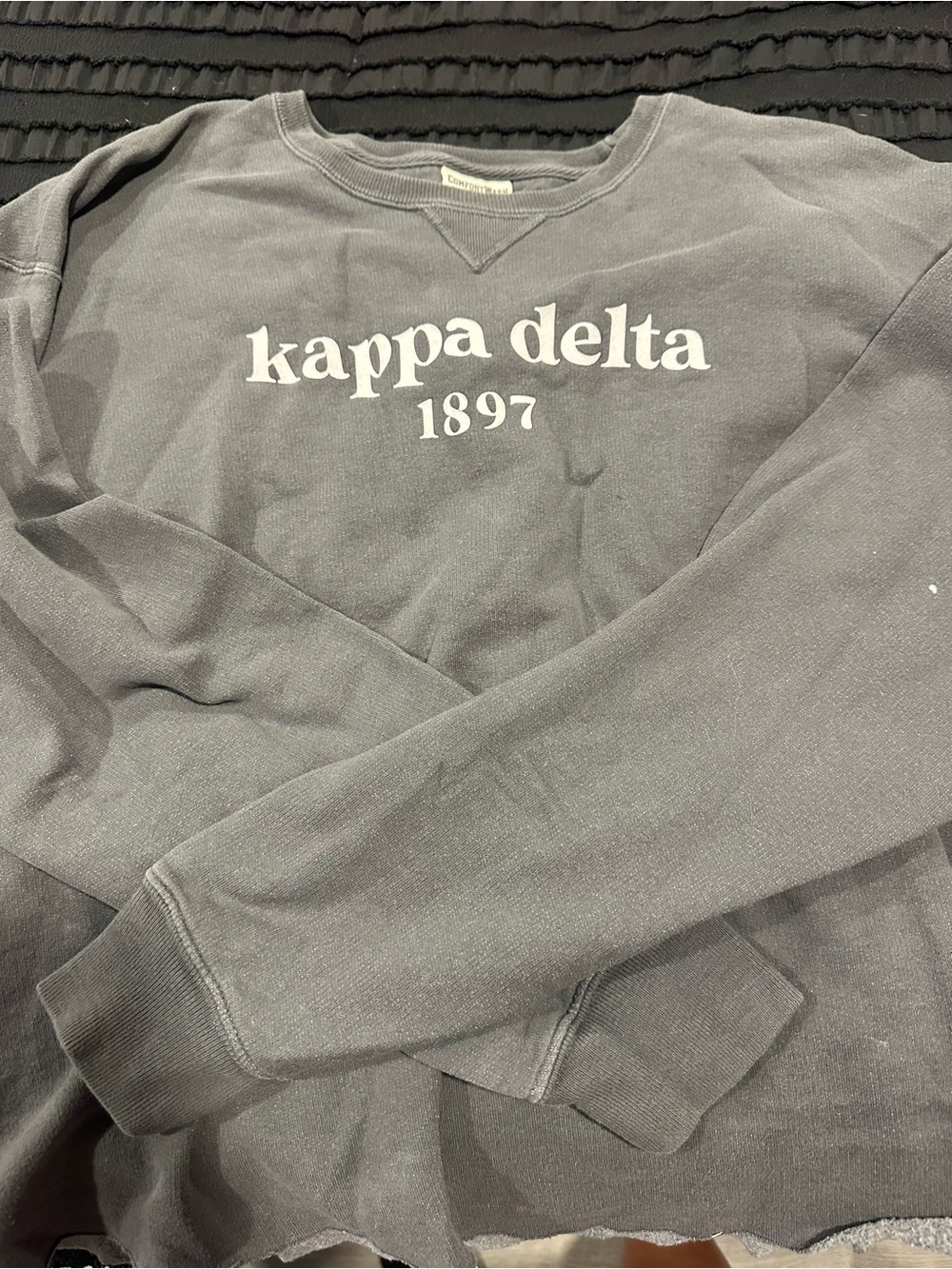 Kappa Delta 1897 Gray Crewneck Sweatshirt